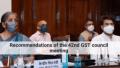 Recommendations of the 42nd GST council meeting
