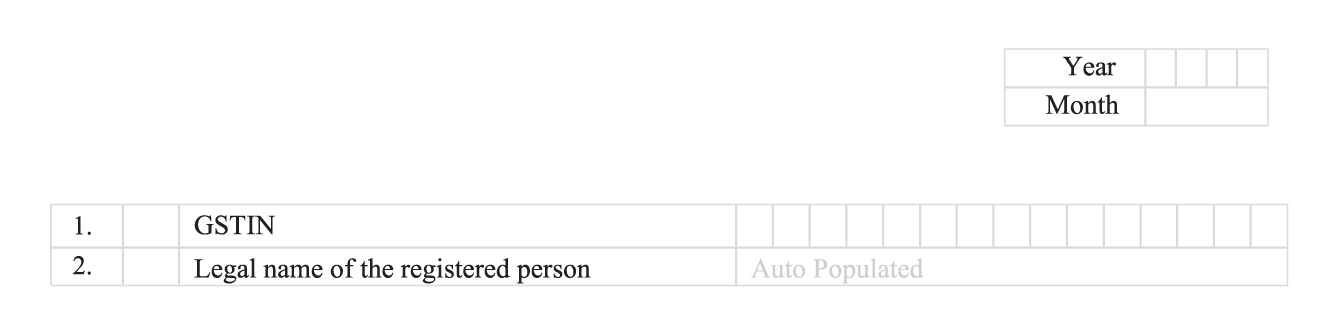 GSTR-3B filing format