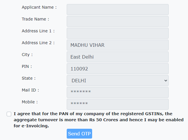 Voluntary E-invoice enablement where turnover is less than 50 cr