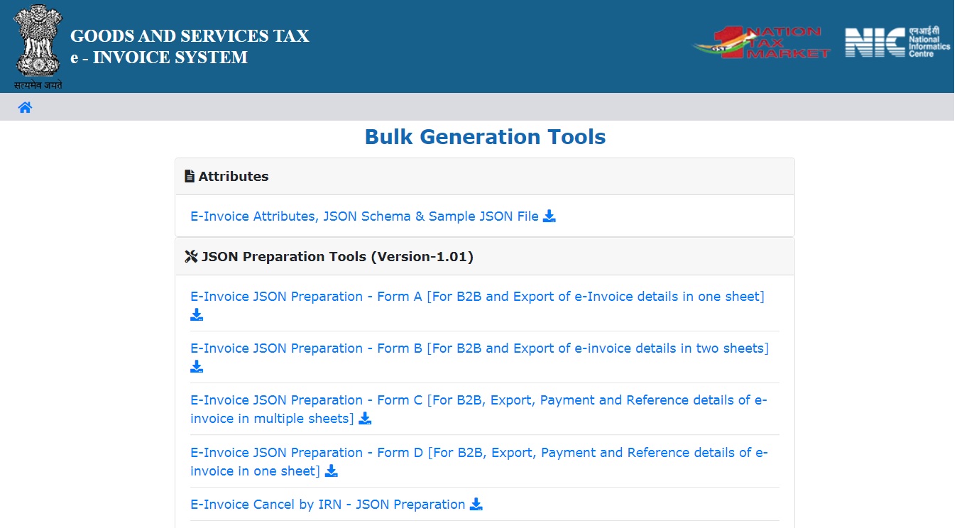  Generation of e-invoice