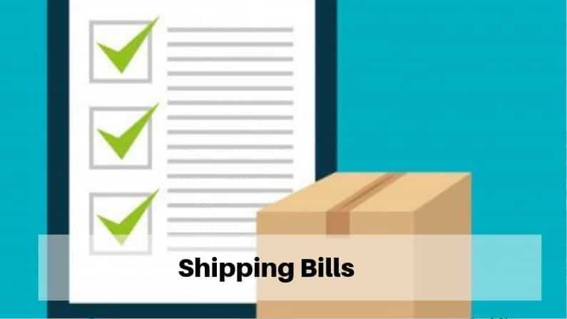 revised shipping bill format
