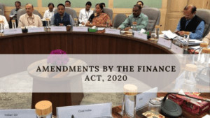 Amendments by The Finance Act, 2020