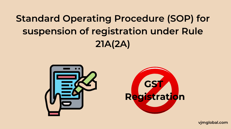 Standard Operating Procedure (SOP) for suspension of registration