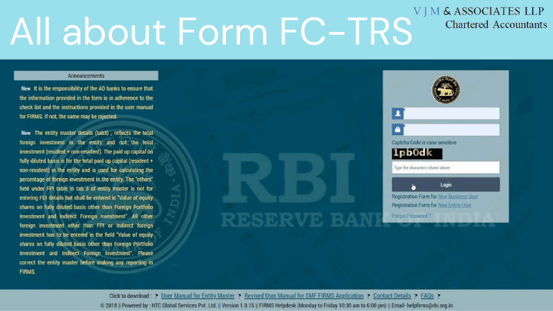 All about Form FC-TRS