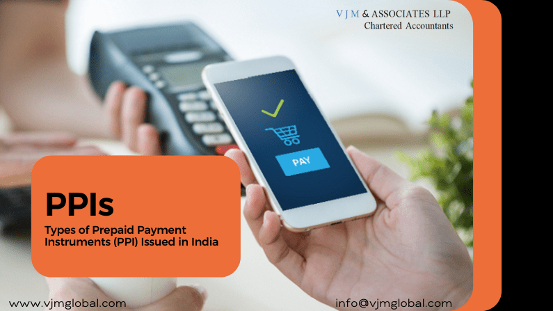 Types of Prepaid Payment Instruments (PPI) Issued in India