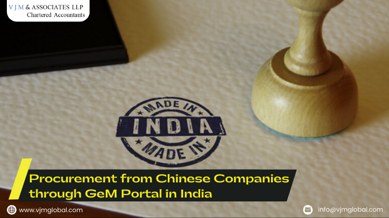Procurement from Chinese Companies through GeM Portal in India