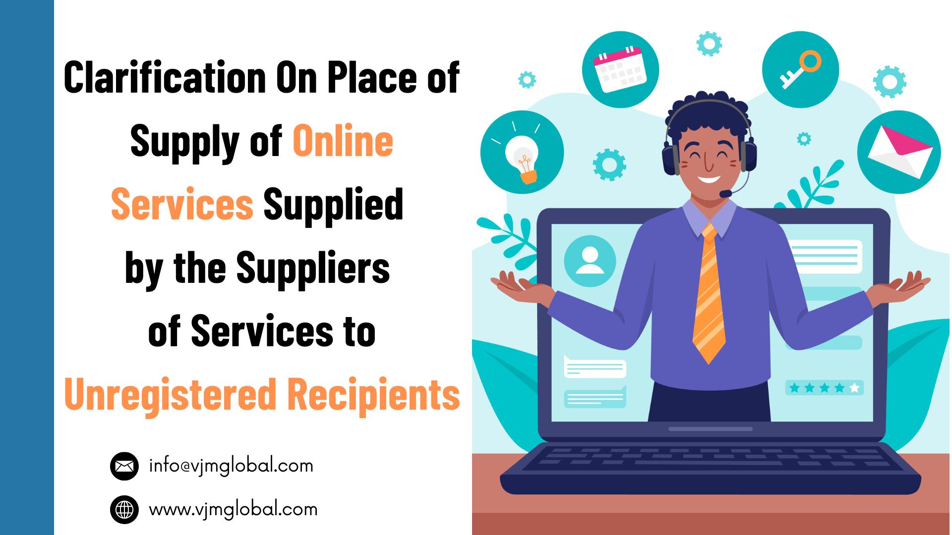 Clarification on Place of Supply of Online Services supplied to unregistered recipients