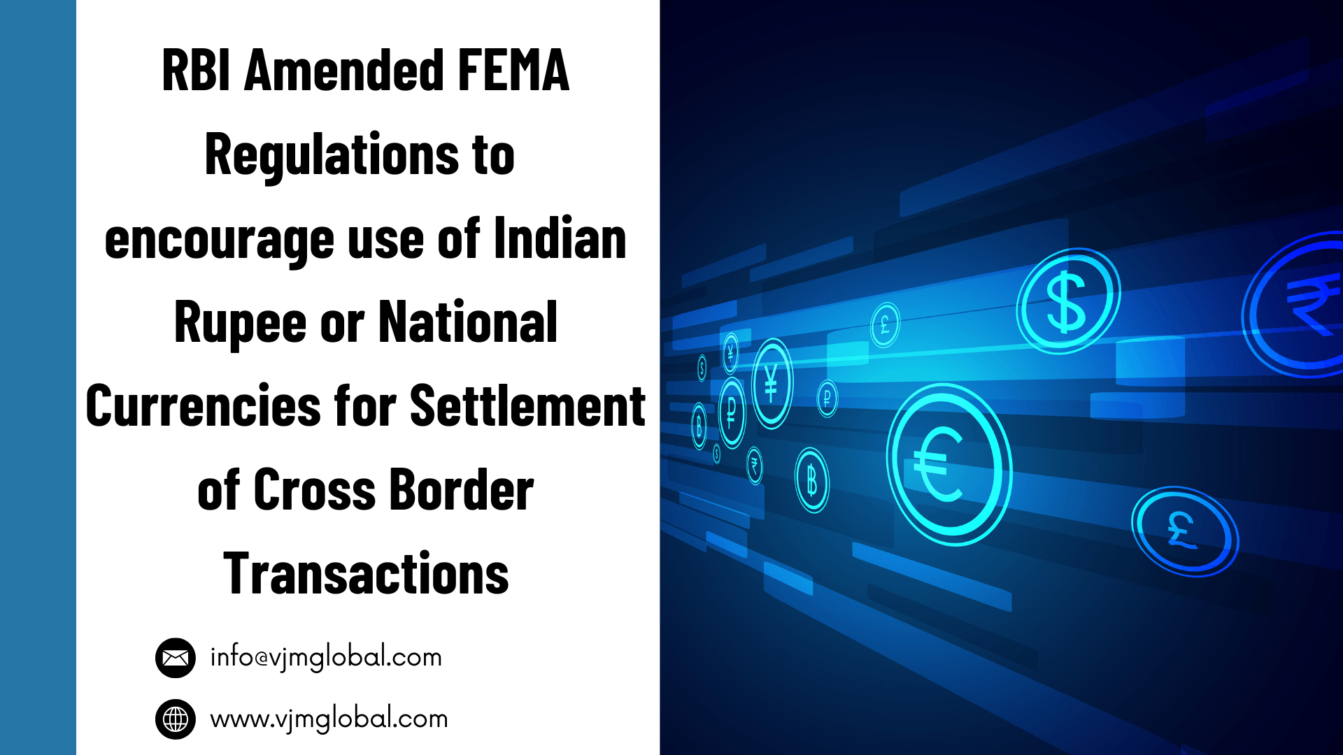 RBI Amended FEMA Regulations to encourage use of Indian Rupee or National Currencies for Settlement of Cross Border Transactions