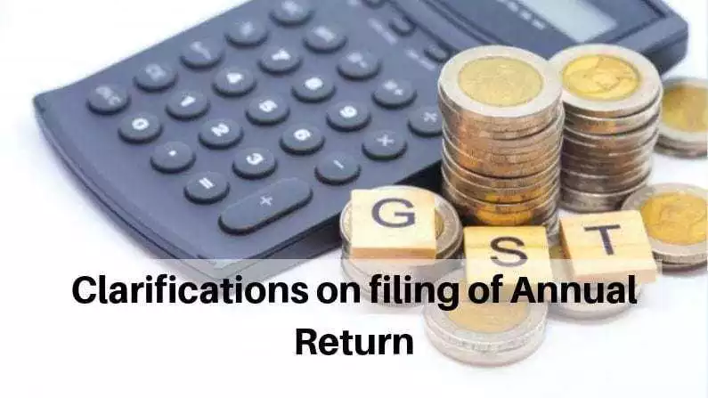 Clarifications on filing of Annual Return