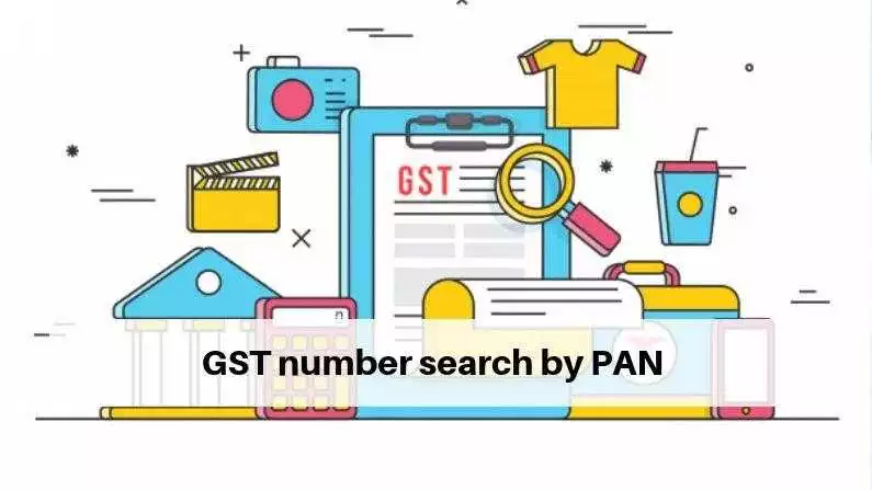 GST number search by PAN