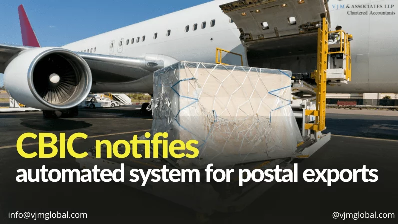 Postal Export (Electronic Declaration and Processing) Regulations, 2022 and Implementation of PBE Automated System