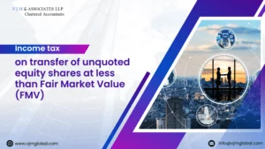 Income tax on transfer of unquoted equity shares at less than Fair Market Value (FMV)